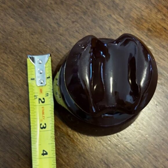 Vintage VICTOR Brown Ceramic Insulator - Picture 3 of 5